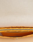 Goyard Yellow Goyardine Plumet Wallet Clutch Bag