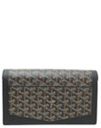 Goyard Black Goyardine Duchesse Marie Caroline Bag