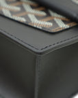Goyard Black Goyardine Duchesse Marie Caroline Bag