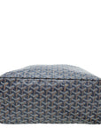Goyard Navy Blue Goyardine Saint Louis PM Bag