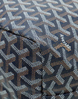 Goyard Navy Blue Goyardine Saint Louis PM Bag