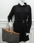 Goyard Bicolor Goyardine Saint Louis PM Bag