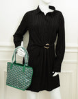 Goyard Green Anjou Mini Reversible Bag