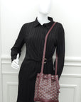 Goyard Burgundy Goyardine Petit Flot Bucket Bag