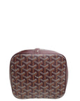 Goyard Burgundy Goyardine Petit Flot Bucket Bag