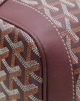 Goyard Burgundy Goyardine Petit Flot Bucket Bag