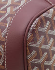 Goyard Burgundy Goyardine Petit Flot Bucket Bag