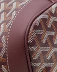 Goyard Burgundy Goyardine Petit Flot Bucket Bag