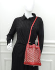 Goyard Red Goyardine Petit Flot Bucket Bag