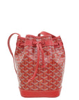 Goyard Red Goyardine Petit Flot Bucket Bag