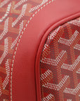 Goyard Red Goyardine Petit Flot Bucket Bag