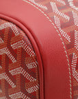 Goyard Red Goyardine Petit Flot Bucket Bag