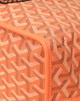 Goyardine Coral Ltd. Ed. Reversible Embroidered Seahorse Anjou PM Bag