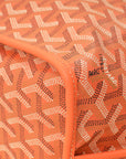Goyardine Coral Ltd. Ed. Reversible Embroidered Seahorse Anjou PM Bag