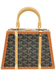 Goyard Bicolor Saïgon Mini Trunk Bag