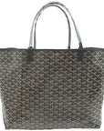 Goyard Black Goyardine Saint Louis GM Bag