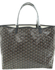 Goyard Black Goyardine Saint Louis GM Bag