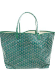 Goyard Green Goyardine Saint Louis GM Bag