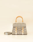 Goyard Light Gray Structure Nano Saigon Bag