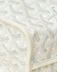 Goyard White Goyardine Mini Anjou Reversible Bag
