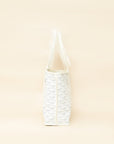 Goyard White Goyardine Mini Anjou Reversible Bag
