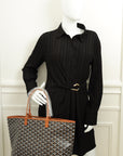 Goyard Bicolor Goyardine Saint Louis PM Bag