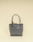 Goyard Gray Goyardine Reversible Anjou Mini Bag