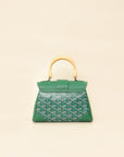 Goyard Green Goyardine Saigon Souple Mini Bag