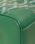 Goyard Green Goyardine Saigon Souple Mini Bag