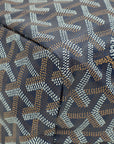 Goyard Navy Blue Goyardine Saint Louis PM Bag