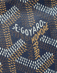Goyard Navy Blue Goyardine Saint Louis PM Bag