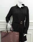 Goyard Burgundy Goyardine Saint Louis PM Bag