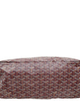 Goyard Burgundy Goyardine Saint Louis PM Bag