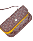 Goyard Burgundy Goyardine Saint Louis PM Bag