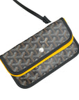 Goyard Black Goyardine Saint Louis PM Bag