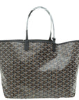 Goyard Black Goyardine Saint Louis PM Bag