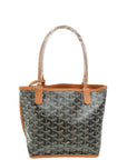 Goyard Bicolor Goyardine Anjou Mini Reversible Bag