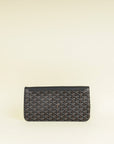 Goyard Black Goyardine Sainte-Marie MM Clutch