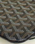 Goyard Black Goyardine Sainte-Marie MM Clutch