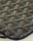 Goyard Black Goyardine Sainte-Marie MM Clutch