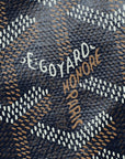 Goyard Navy Blue Goyardine Saint Louis PM Bag