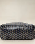 Goyard Navy Blue Goyardine Saint Louis PM Bag