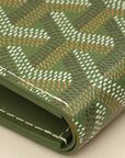 Goyard Kaki L.E 2025 Goyardine Saint-Pierre Card Wallet