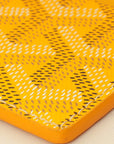 Goyard Yellow Goyardine Saint Sulpice Card Holder