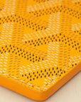 Goyard Yellow Goyardine Saint Sulpice Card Holder