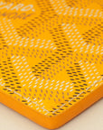 Goyard Yellow Goyardine Saint Sulpice Card Holder