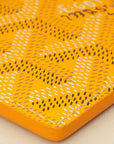 Goyard Yellow Goyardine Saint Sulpice Card Holder