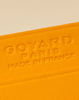 Goyard Yellow Goyardine Saint Sulpice Card Holder