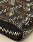 Goyard Black Goyardine Matignon PM Wallet