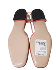 Gucci Peach Pink Double G T Strap Ankle Strap Flats 38